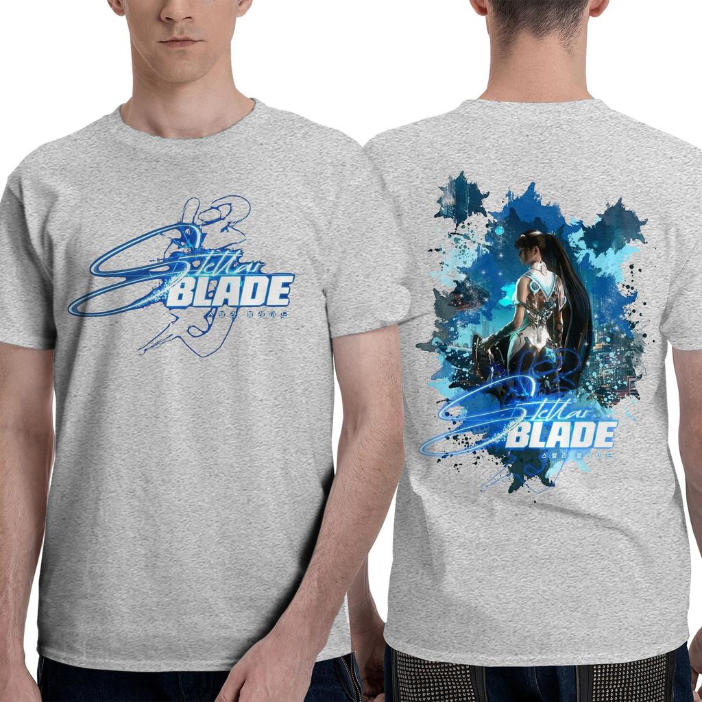 Stellar Blade Eve Artwork Design Character T-Shirts Men Amazing Pure Cotton Tees O Neck Short Sleeve T Shirts Gift Idea Clothes