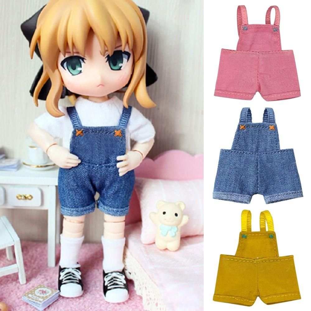 

6 цветов OB11 Куклы Брюки Комбинезоны gsc ufdoll obusit11 piccodo9 molly OB11 Куклы/1/12 Bjd Doll