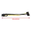 15Pin Sata Male To 8Pin Pci-E Power Supply Cable 8.16 Inch Sata Cable 15-Pin To 8 Pin Cable Wire For Graphic Card