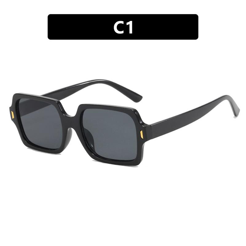 Square Vintage Sunglasses Men Women Brand Designer Irregular Sun Glasses Fashion Retro Outdoors Shades Rivet Oculos De Sol