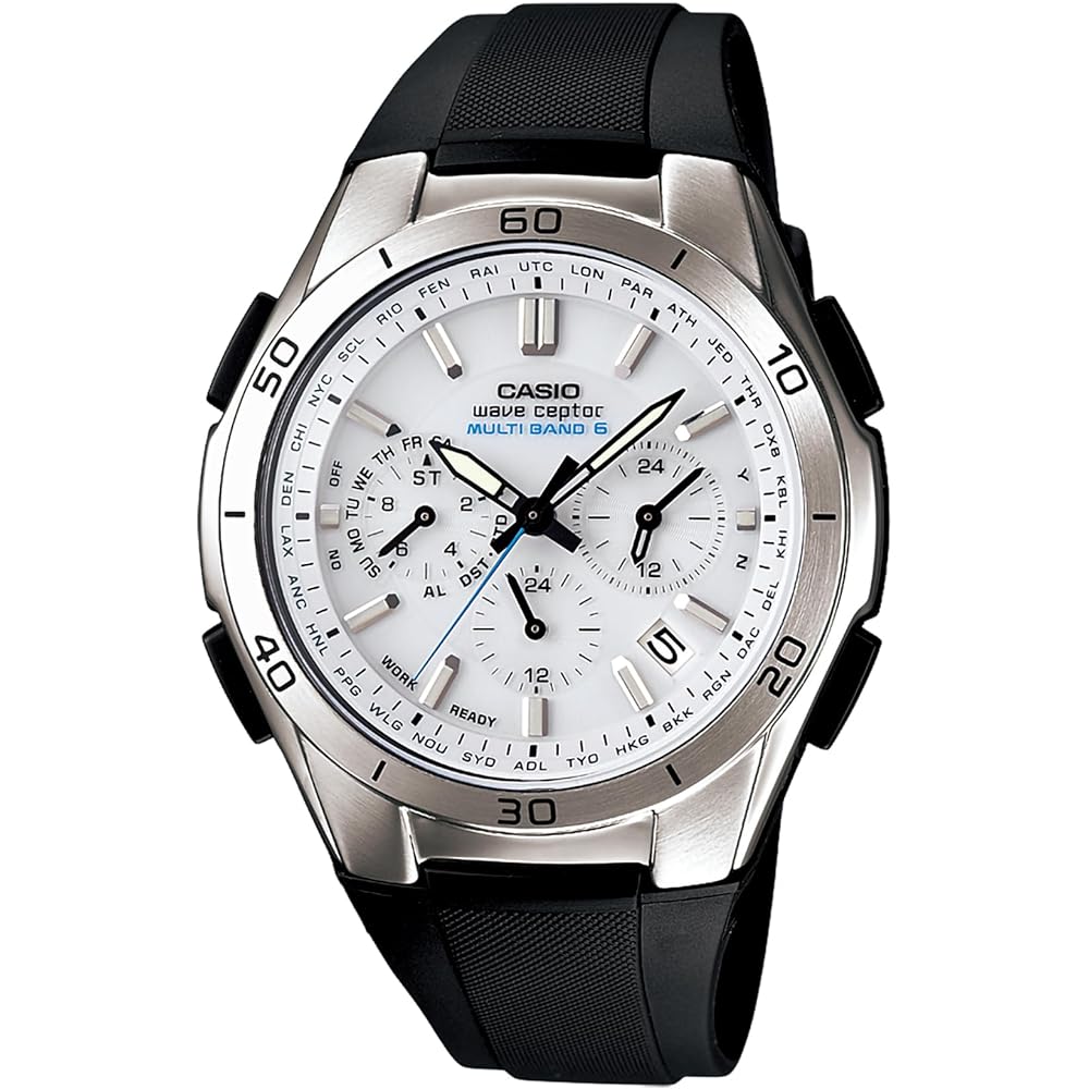 Casio Wave Ceptor Solar Radio-Controlled Watch Men s White WVQ-M410-7AJF