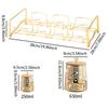 Divided Dried Fruit Plates Sealed Jars Appetizer Serving Tray with Dustproof Lid Food Storage