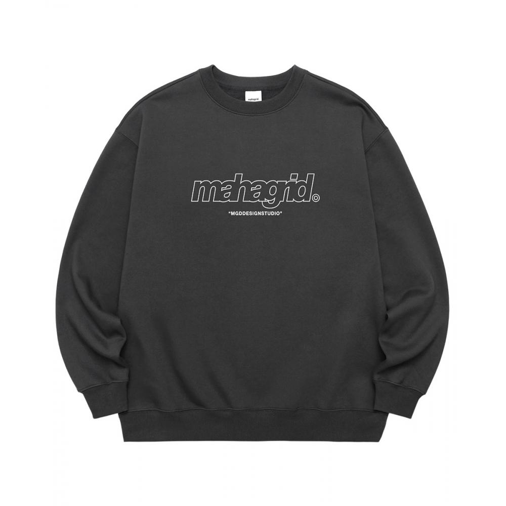 

MAHAGRID THIRD LOGO CREWNECK CHARCOALMG2BSMM481A