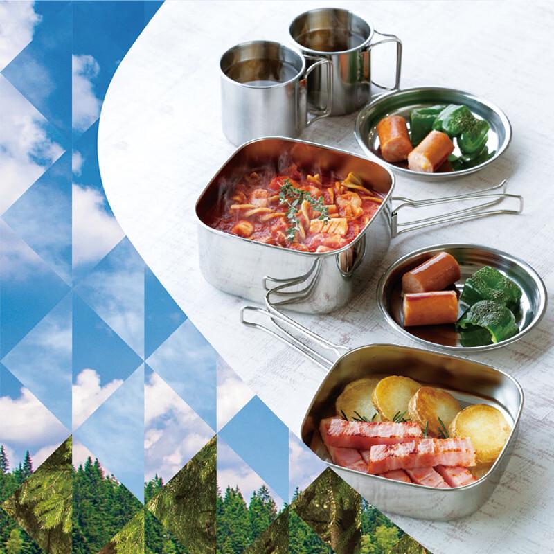 Camping Picnic 6-Piece Lunch Box Set