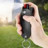 Pepparsprayficka PU-läder Pepparsprayhölster Mini Bärbar Pepparsprayhållare Självförsvarsspray Läderhållare Nyckelring