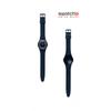 Swatch Gn254 Brit In Blue Ben Public Urethane Watch