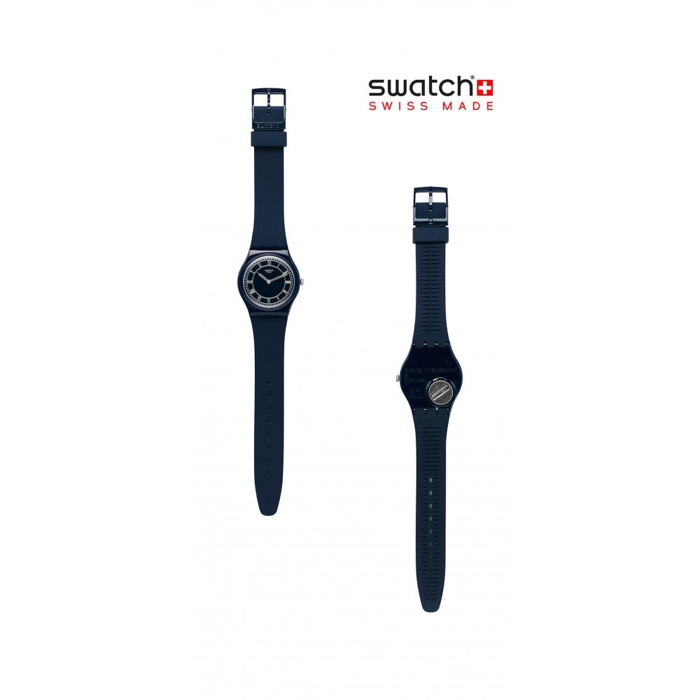 Swatch Gn254 Brit In Blue Ben Public Urethane Watch