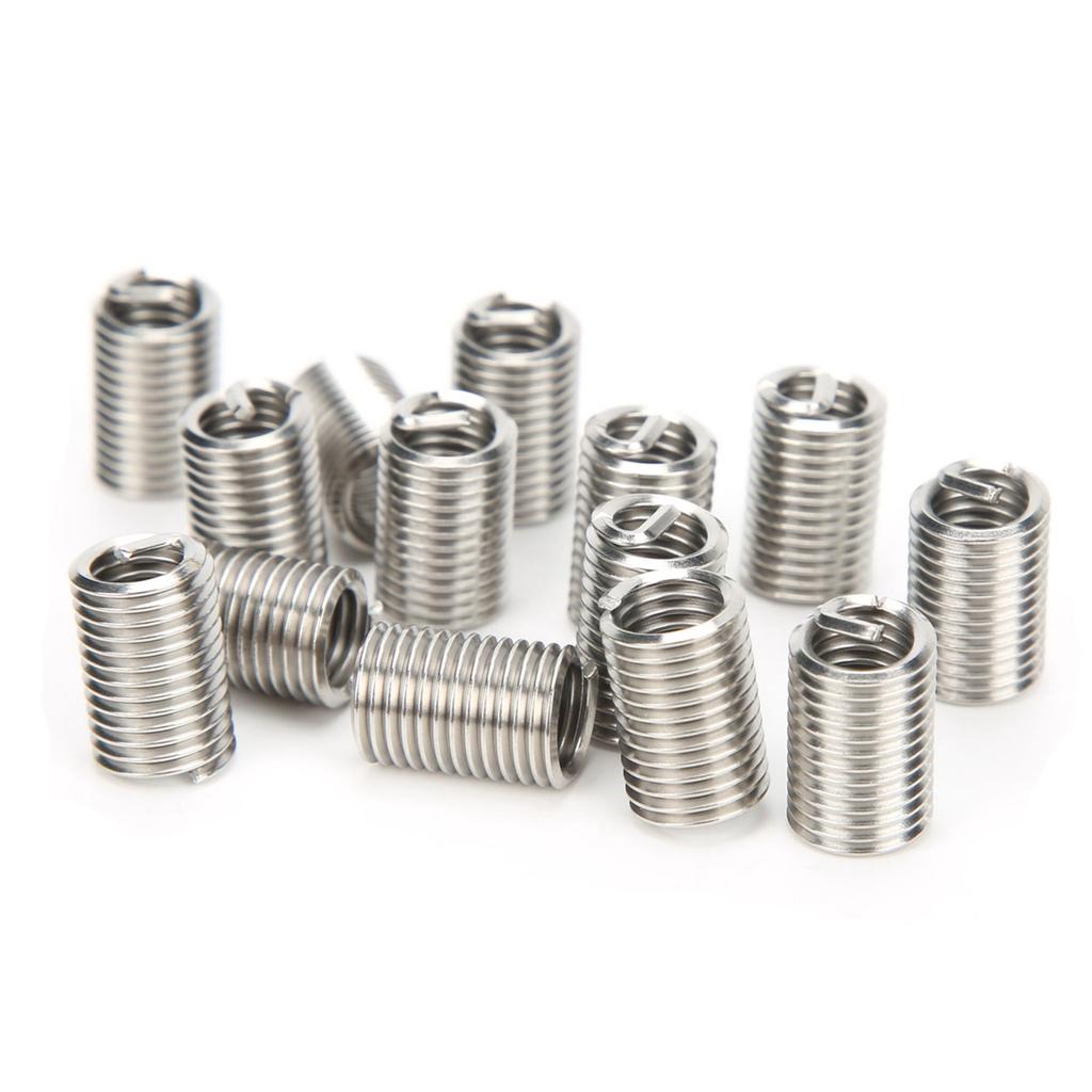 50Pcs Thread Inserts Wire Protection Sleeve Repair Tool Fastener US Standard 516in?18x3D