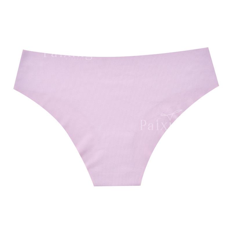 Leopard Heart Seamless Yoga Panties - Thin, Invisible, Quick-Drying, Ice Silk Nude Feel Women's Triangle Underwear