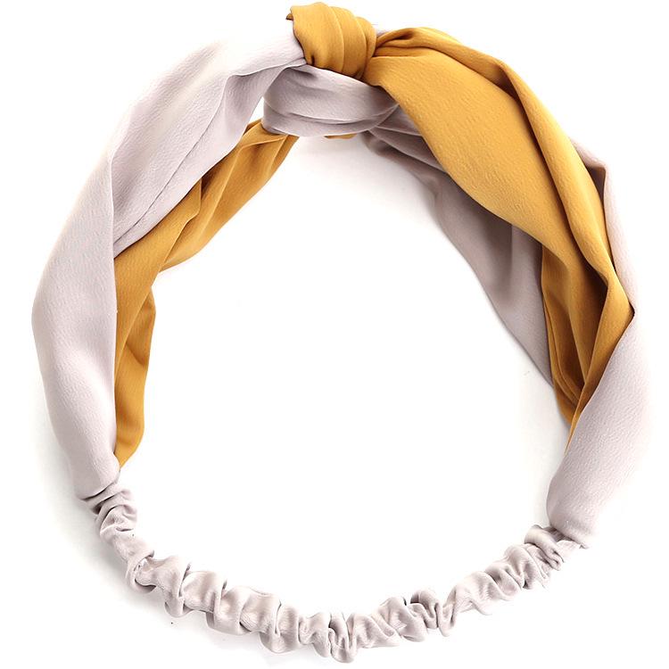 Korean Spring-Summer Elastic Chiffon Silk Headband for Women – Hair Accessories, Sports & Face Washing