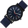 Canvas Casual Analog Sports Watch Unisex Military Style Waterproof Slip-through Strap