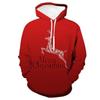 Christmas Halloween Cat Selfie 3D Print Hoodie Couples Casual Loose Fit