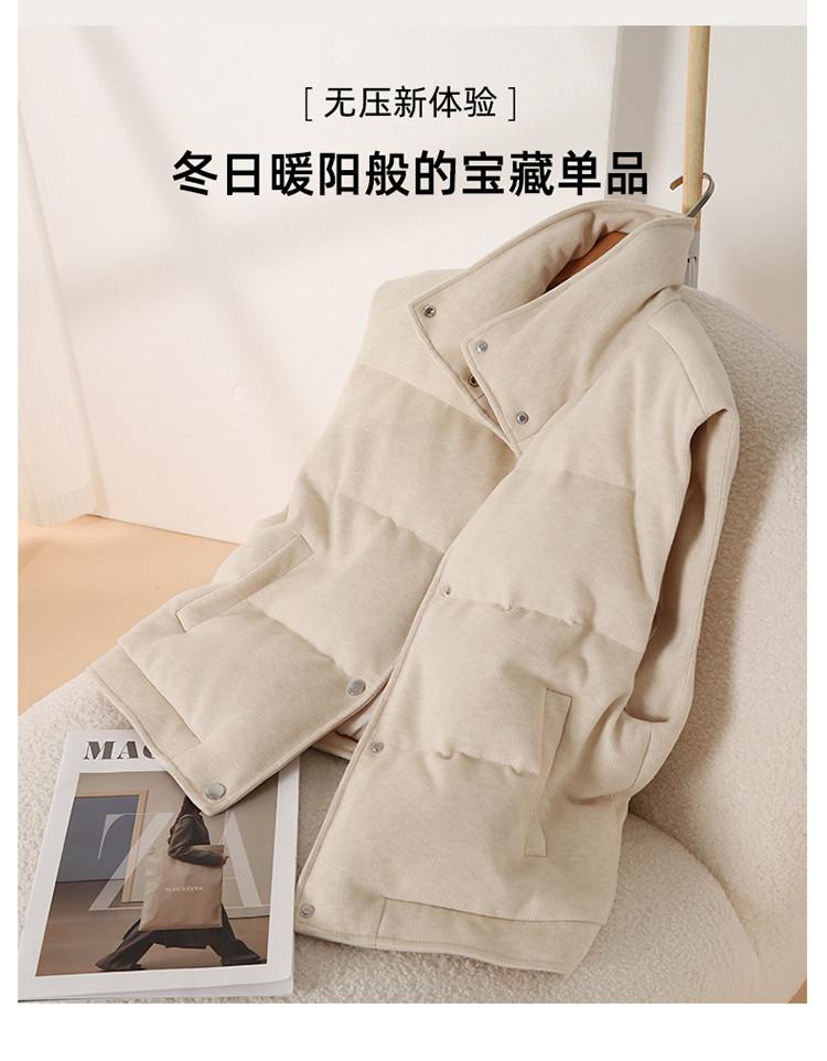 Down Vest Jacket for Women In Winter 2025, Fashionable and Versatile Casual Short Sleeveless Bread Jacket