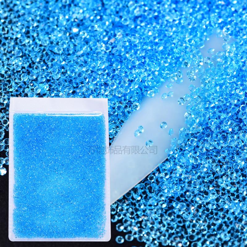 Nail Art Micro Zircon, Glass Crystal Sand Bare Diamond Pointed Bottom Rhinestone Diy Nail Art Accessories