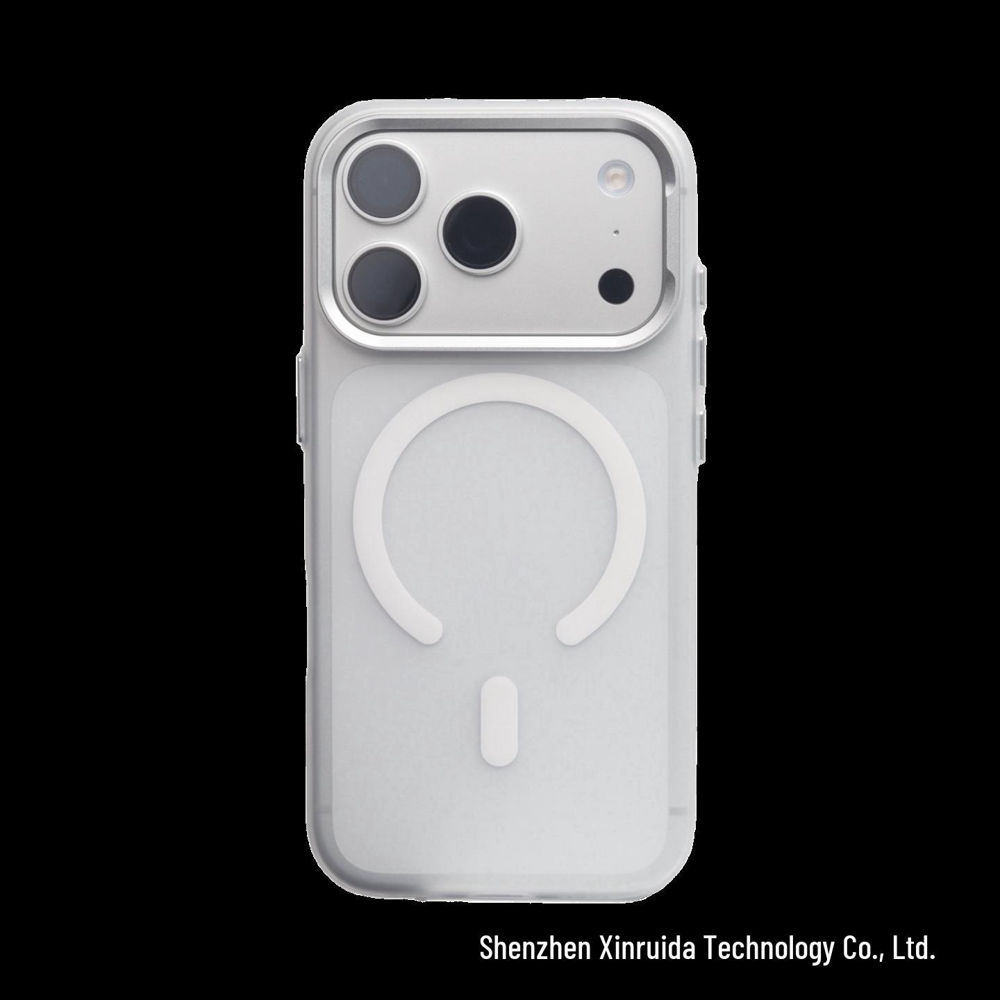 

iPhone 17 Pro Max Case: Ice Mist Matte Skin, Magnetic Adsorption, Drop-Proof Protection for Apple 16/15. iPhone 17 Pro Max белый