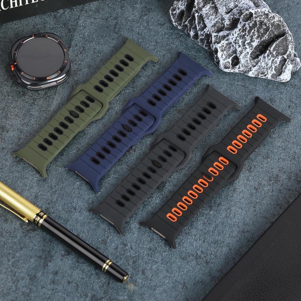 Sport Bands for Samsung Galaxy Watch Ultra 2026 Strap 47mm Accessories Smart Silicone Correa Bracelet Galaxy Watch Ultra 2025 Replacement Wristband