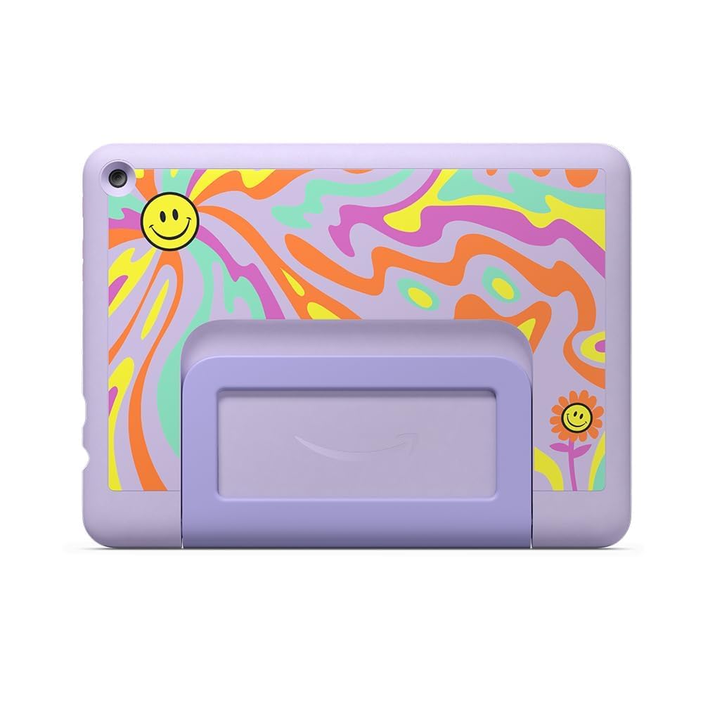 Amazon Fire HD 10 Kids Pro for ages 6 and with unlimited access to thousands of content for one year (10-inch) Smile, up, kids'