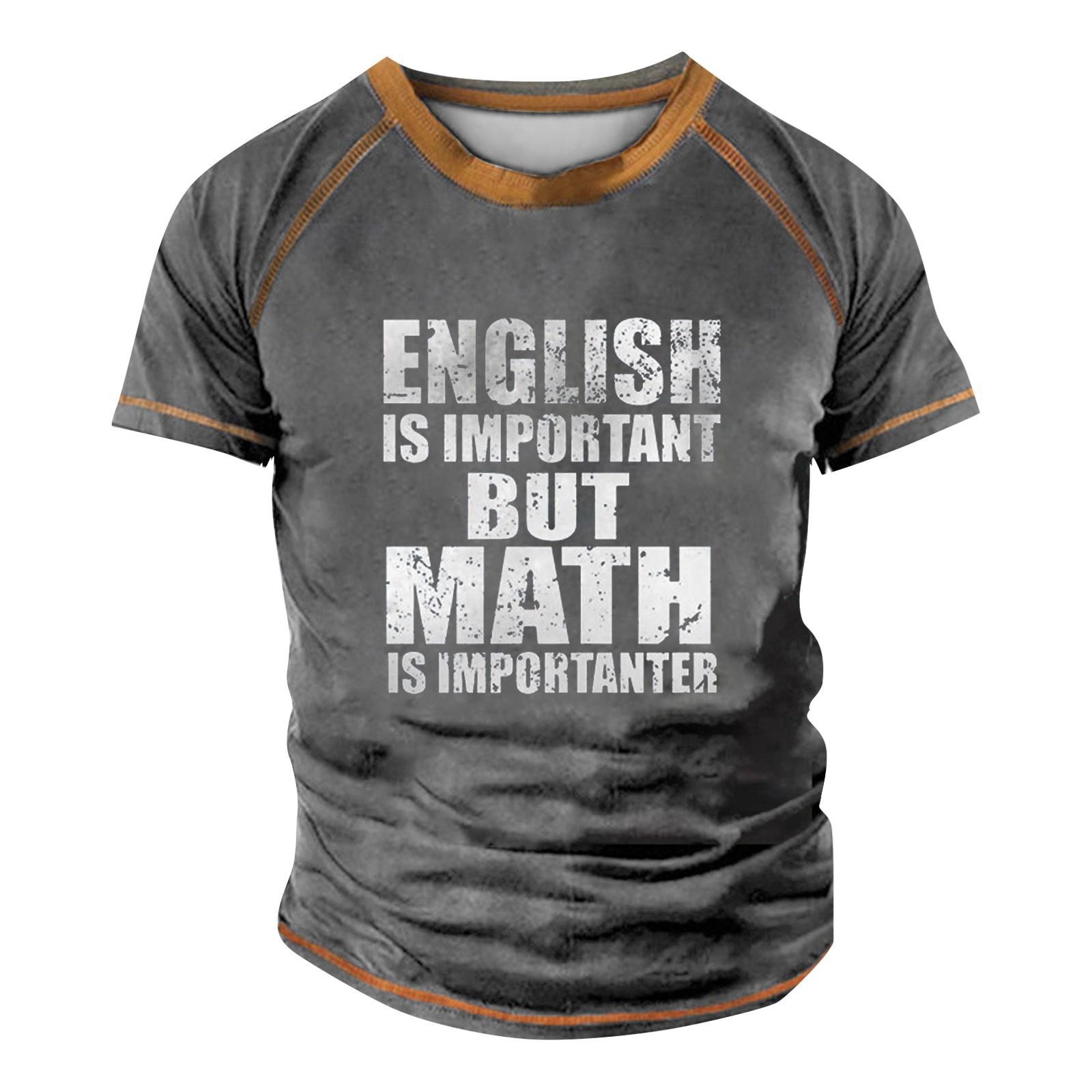 Мужская футболка реглан в стиле ретро с коротким рукавом и круглым вырезом с буквенным принтом, топы M