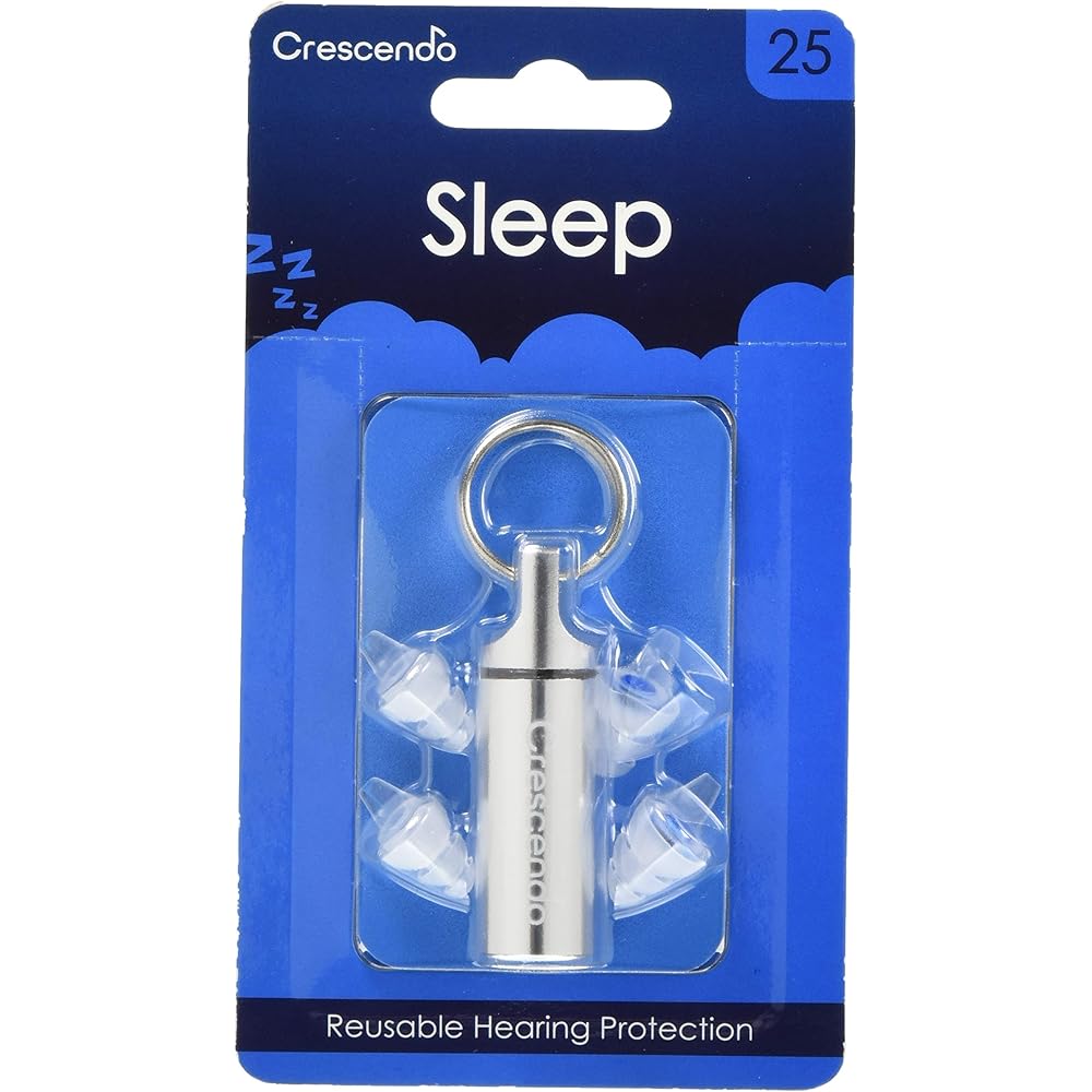 CRESCENDO Ear Plugs Sleep Ear Protectors Sleep 25 White