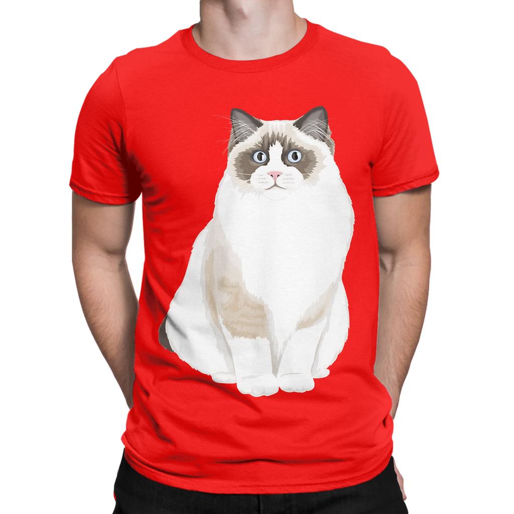 Seal Bicolor Ragdoll Funny 100 Cotton TShirt Ragdoll Tops Tees For Unisex
