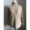 Women Solid Color High Neck Knit Sweater Autumn Winter Casual Fashion Pullover