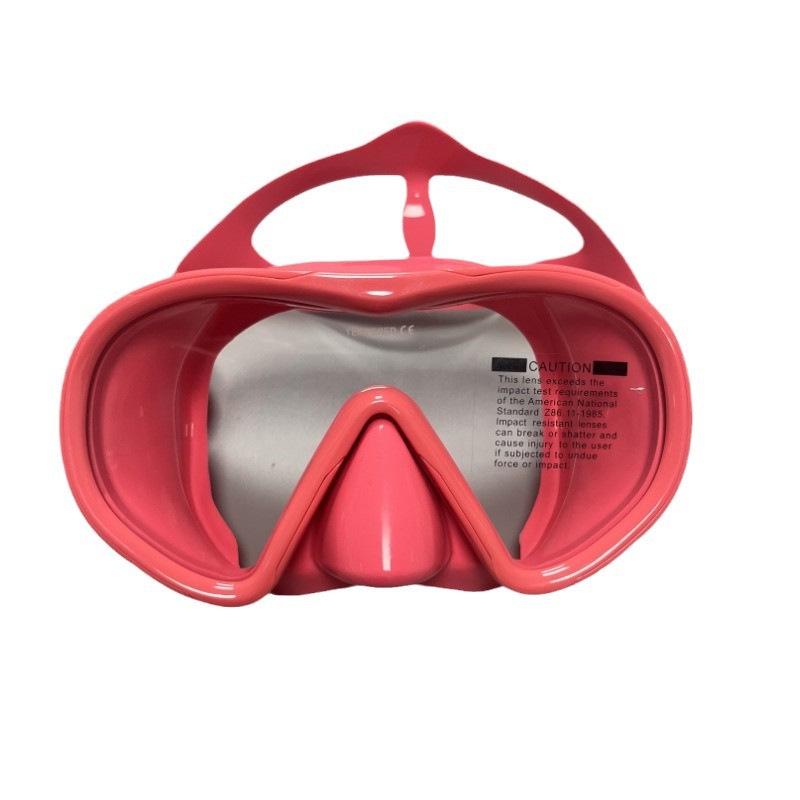 Adult Large Frame Silicone Diving and Snorkeling Goggles