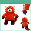 Turning Red Emoji Plush Cry Panda Girl Plush Doll Kawaii Cute Anime Stuffed Gift For Teenagers