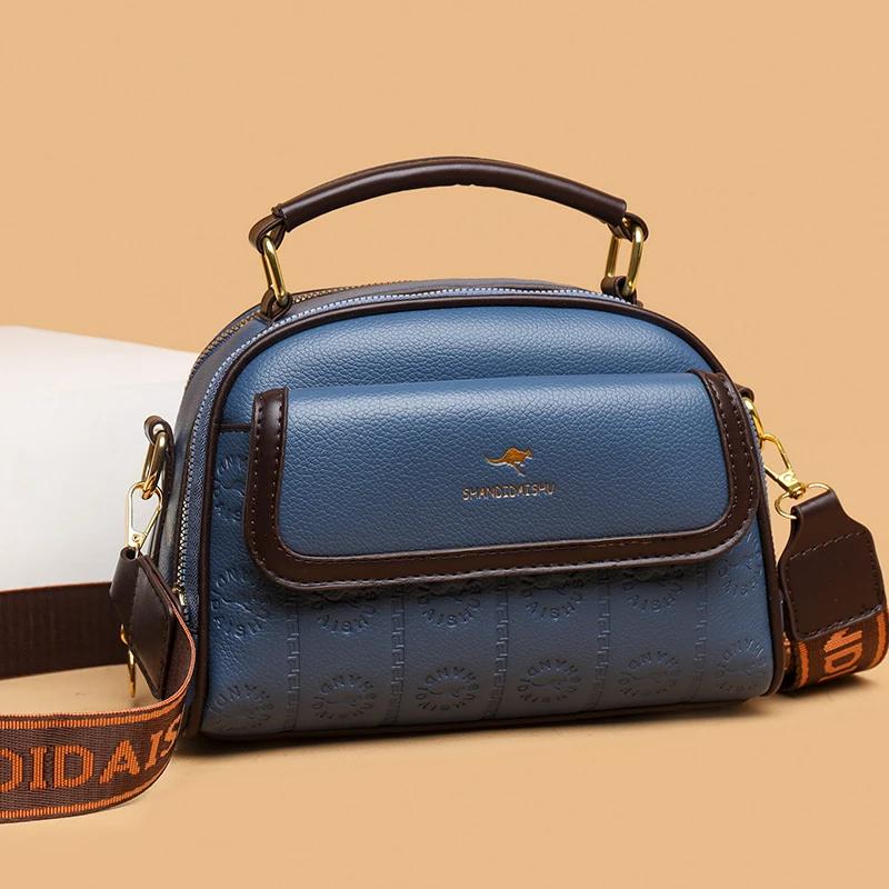 Hochwertige Damen Leder Umhängetasche luxuriöse Modedesigner Damenhandtasche