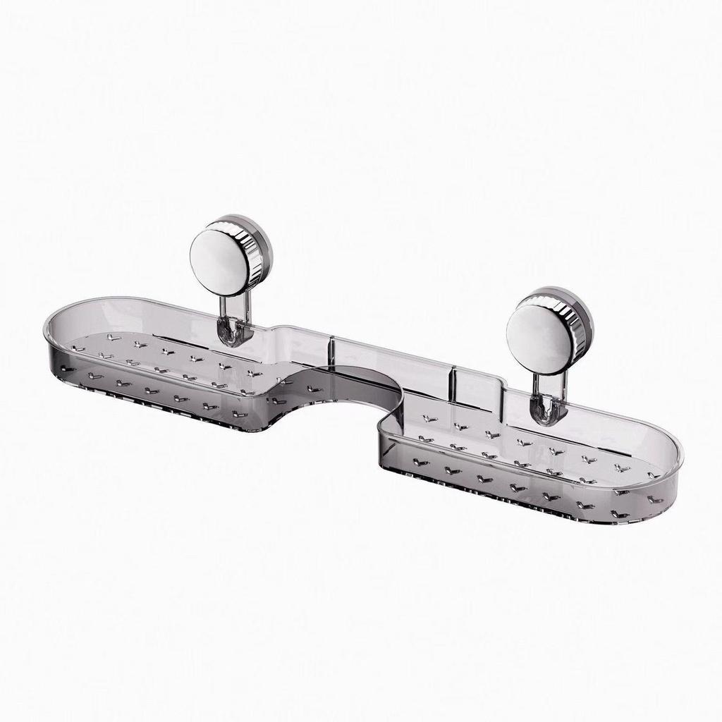 Suction Cup Washbasin Non Perforated Wall Mounted Storage Rack