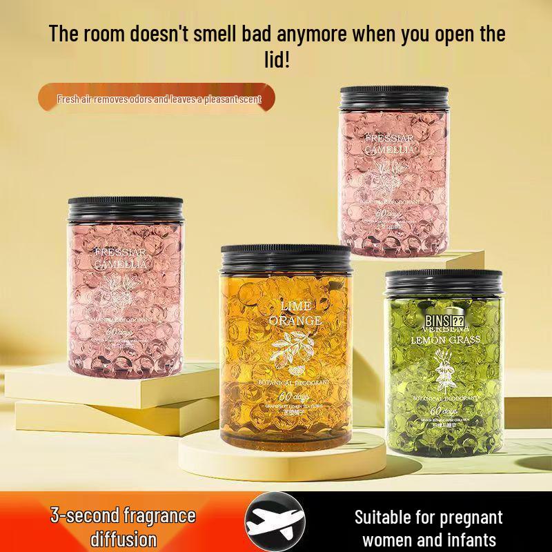 Premium Long-Lasting Car Air Freshener Diffuser - Odor Eliminating Scent Beads for Continuous Freshness