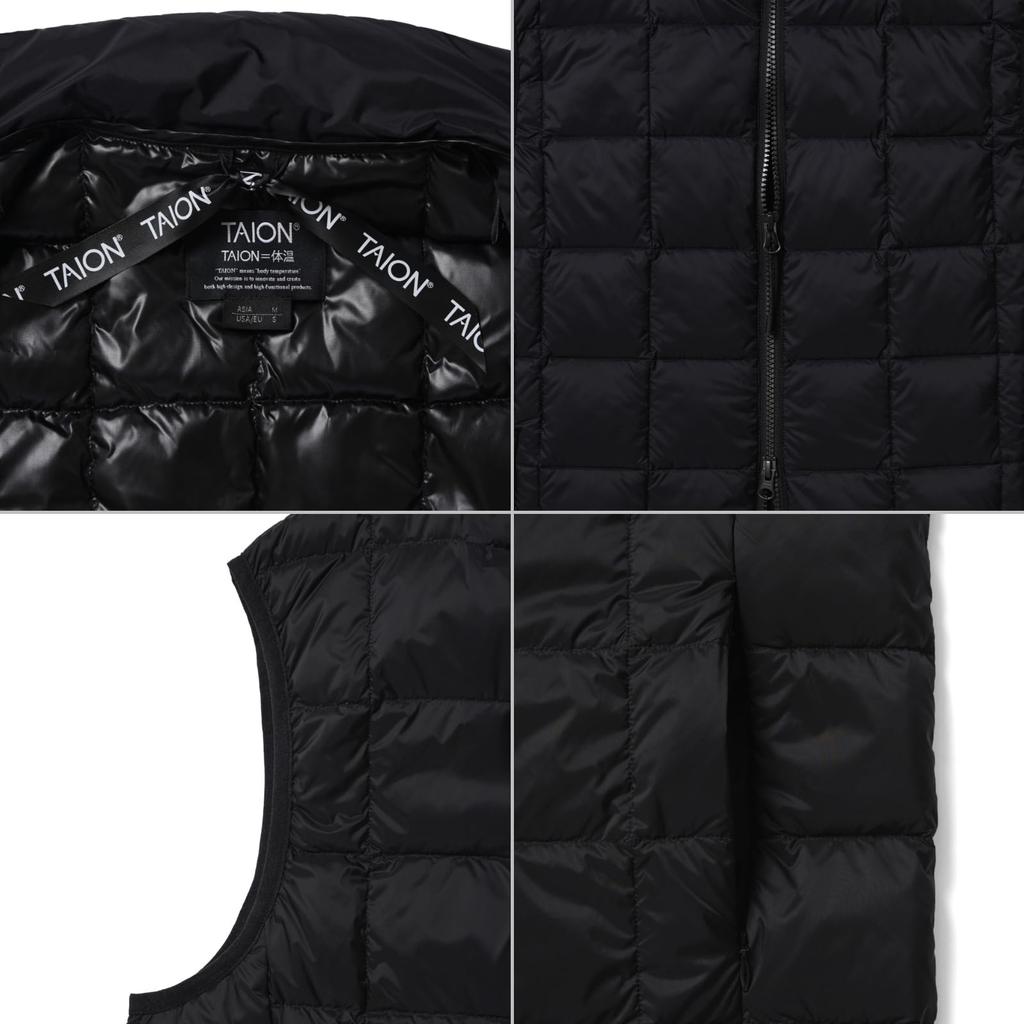 Taion Down Vest 002WZ Dark Charcoal