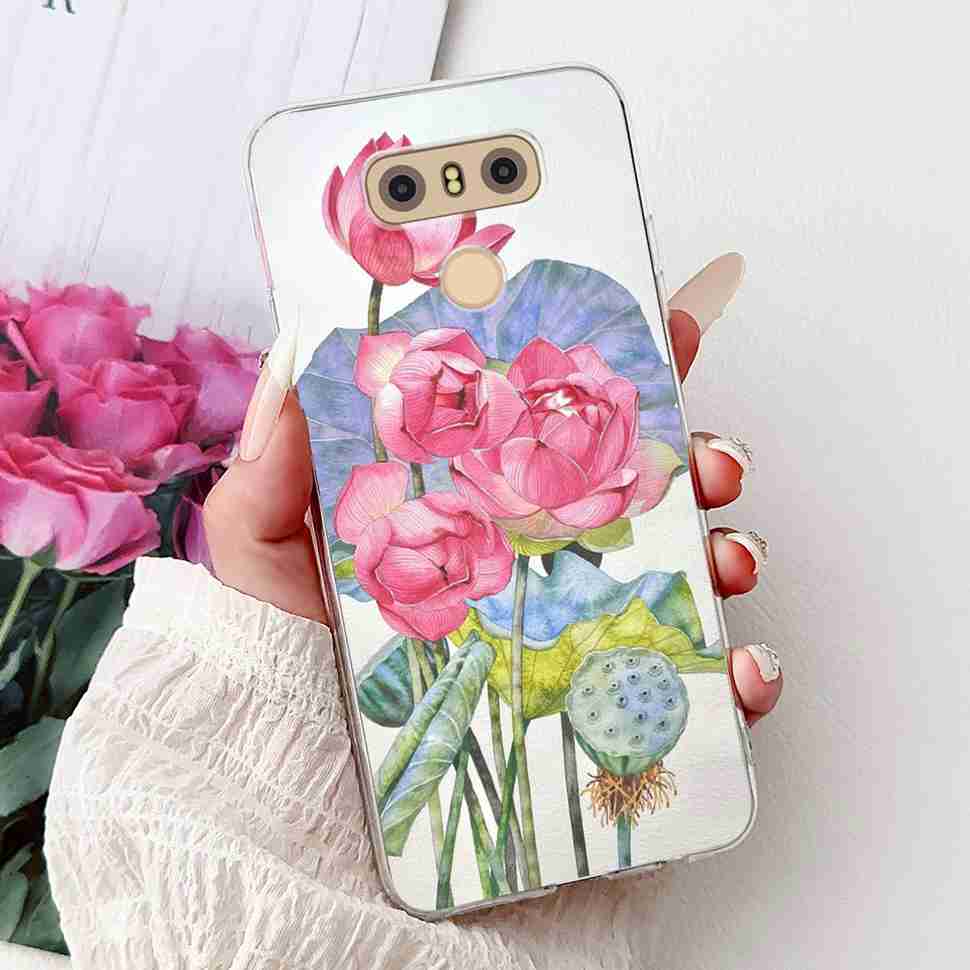 Para LG G6+ 5.7" Funda Diseño de Moda Patrones Silicona Suave TPU Cubierta Para LG G6+Plus LG G6 H870 H873 Fundas de Teléfono Resistentes a Golpes