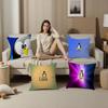 Linux Operating System Tux Penguin Anime Personalized picture text home decorative pillows Household Gifts 45x45cm