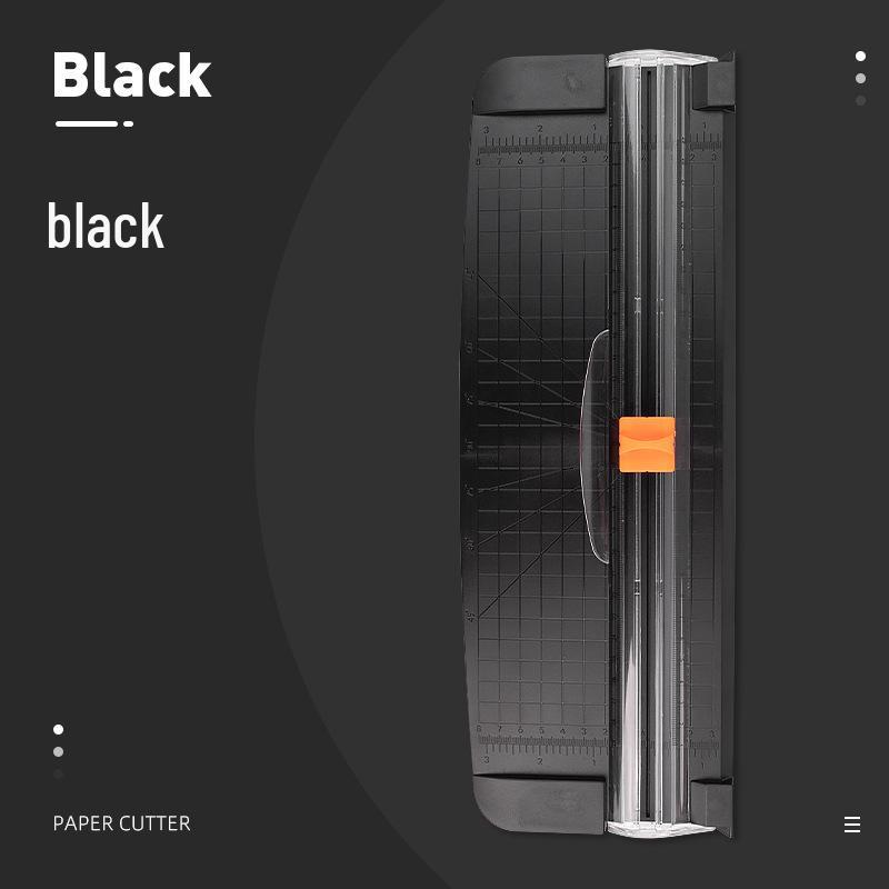 

Безопасный слайсер для бумаги формата А4 со скрытым лезвием для журналов чёрный