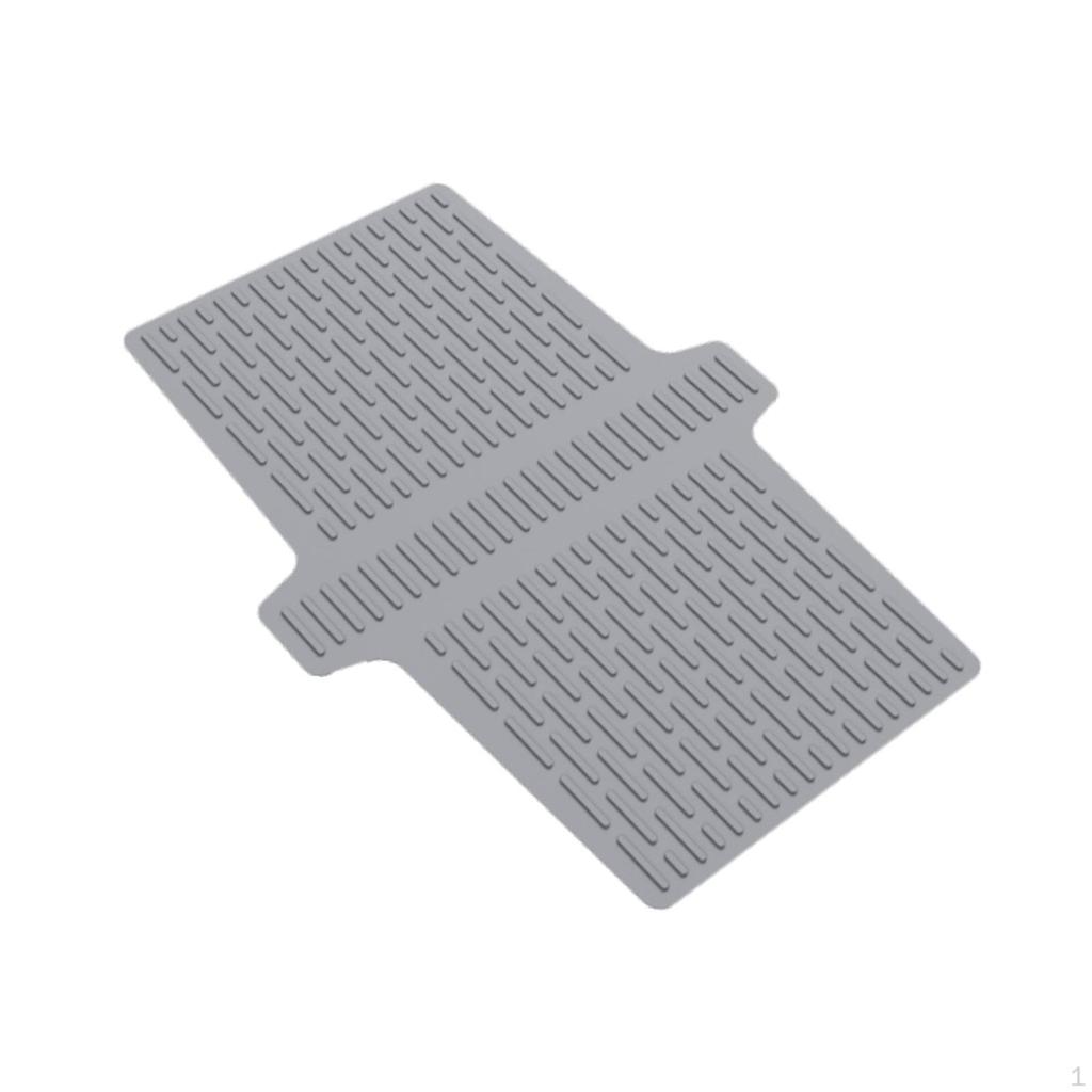 Flexible Kitchen Sink Drying Pad, Household Divider, Protector for Tea Tray, Glassware, Dishes, And