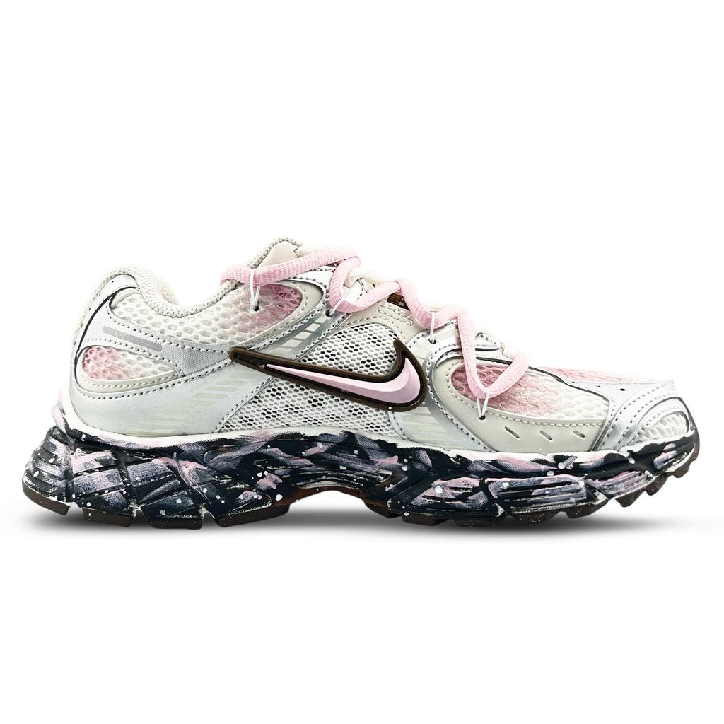 Nike V5 RNR Abrasion Resistant Breathable Low top Running Shoes Women's White Pink HQ7901-102(Team1053-)