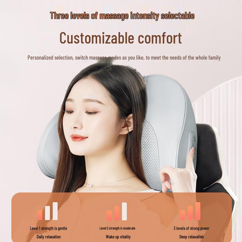 KANGZUO Multi-functional Neck & Back Massage Pillow