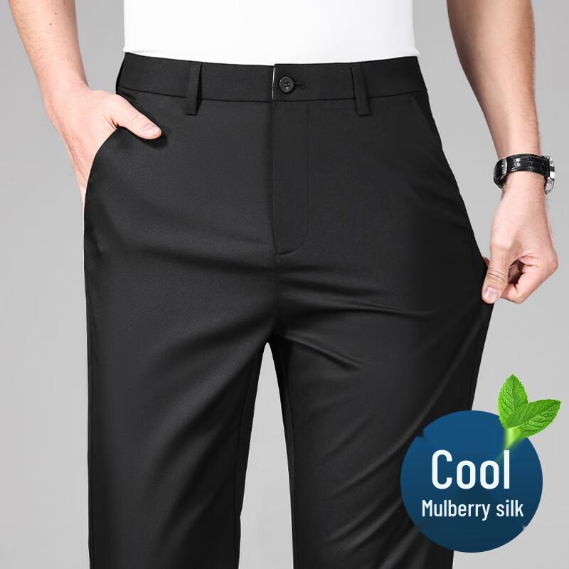 

Мужские брюки в стиле business casual прямого кроя 33