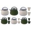 Outdoor Silicone Water Kettle Collapsible Camping Cook Pot with Lid Cup Bowl Set Foldable Water Pot Water Boiling Kettle/Cooking