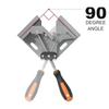 90° Mini Corner Clamp - Right Angle, Quick-Fix for Woodworking, Welding, Picture Frames, Glass, Fish Tanks