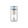 HEENOOR Double Wall Glass Tea Infuser Mug