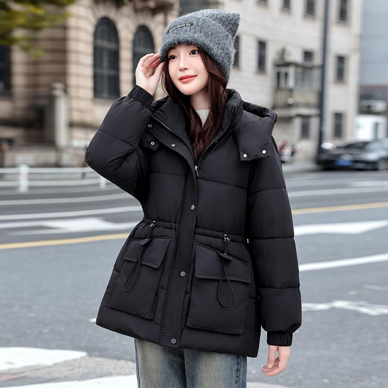 Padded clothes, down padded clothes 2025 winter new fashion loose thickened medium and long thermal padded jacket