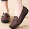 Woman Shoes Leather Casual Shoes With Low Heels Loafers Women's Flats  New  De Mujer Elegant Heel Footwear Women