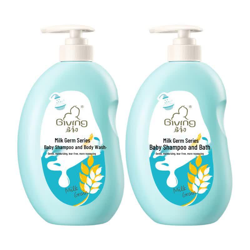 Qichu Baby 2-in-1 Shampoo & Body Wash (2 x 620ml)