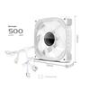 ARGB PC Case Cooling Fan 12V 4PIN PWM Addressable RGB Fan Cyclic Mirror Light Effect ARGB Case Cooler Fan for Computer Case
