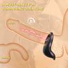 APP Control Vibrating Cock Ring for Men Ejaculation Delay Penis Ring Chastity Cage Clit Stimulator Adult Sex Toy for Couples