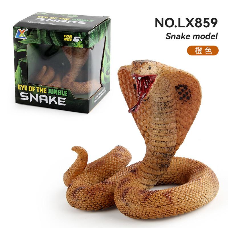 Realistic Pvc Cobra Model Snake For Home Decor With Vibrant Colors And Detailed Features
