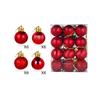 24 Pcs Christmas Decor Baubles Tree Xmas Balls Party Wedding Ornament Set Christmas Toys Set Christmas Ornaments For Tree