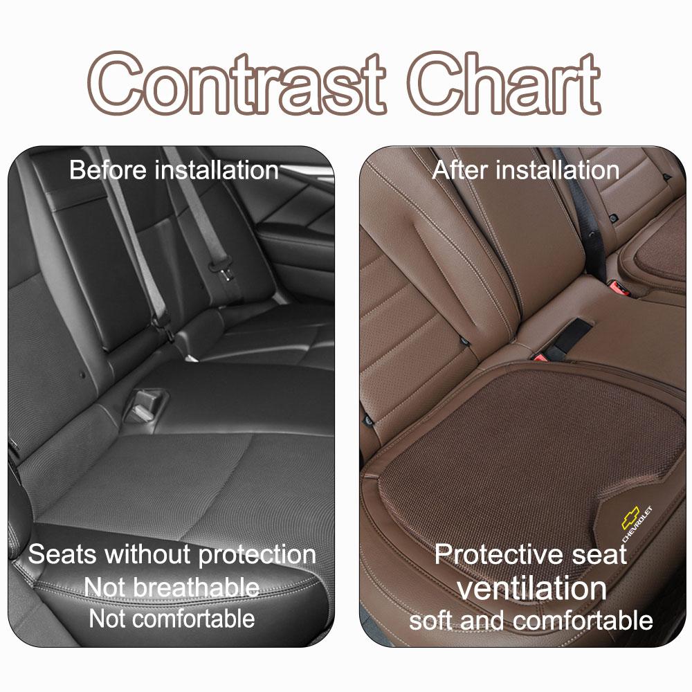 Auto Voorstoel Seizoenen Ademend Anti-slip Mat Leer Kussen Voor Chevrolet Cruze Sail Spark Captiva Malibu Equinox Trax Lova