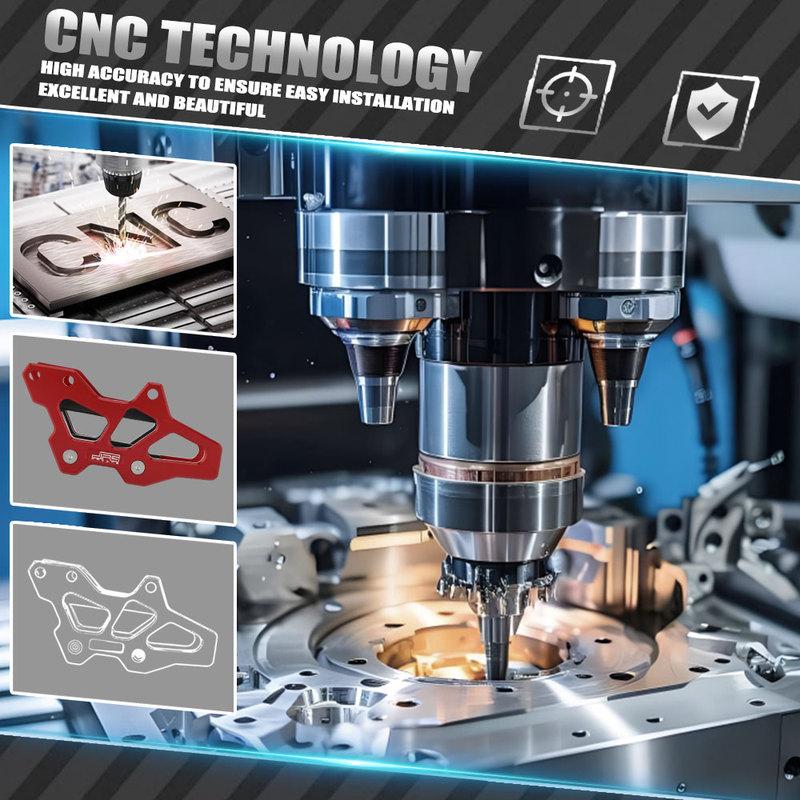Motorcycle CNC Chain Guide Guard Protection For HONDA CR125R CR250R CRF450X 2005-2007 CRF250R CRF450R 2005-2006 CRF250X 2006